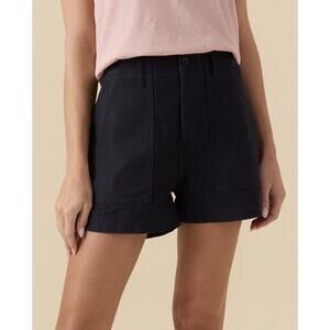 Outerknown Westbound Utility Shorts Washed Black 100% Organic Cotton Size 27 NWT